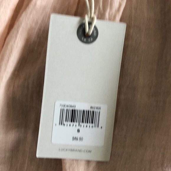 Lucky crossbody peasant top sz small NWT - Picture 6 of 7